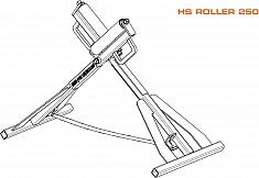 Роликовые опоры для пластиковых труб Ritmo HS Roller 250