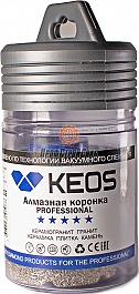 Упаковки коронки алмазной по керамограниту Keos Professional Vacuum Brazed M14 68 мм